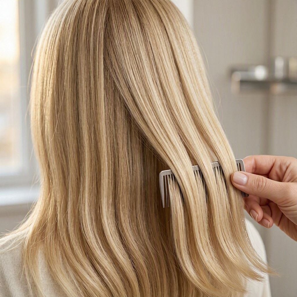 Soft smooth hair after conditioning treatment