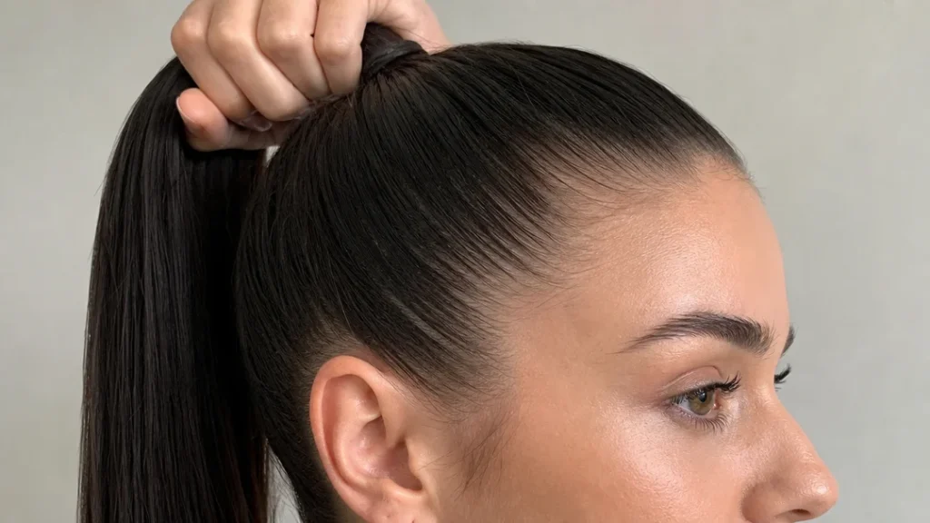 Why does my hair hurt? A tight ponytail pulling hair around the hairline