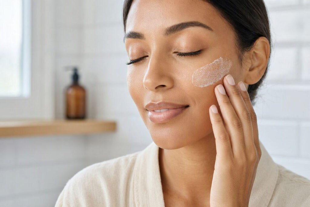 How often should you exfoliate your face with a gentle exfoliant