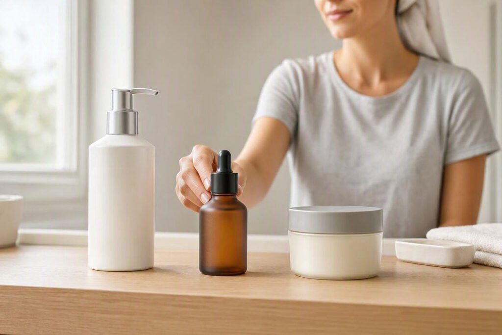 Three simple steps for an evening skincare routine